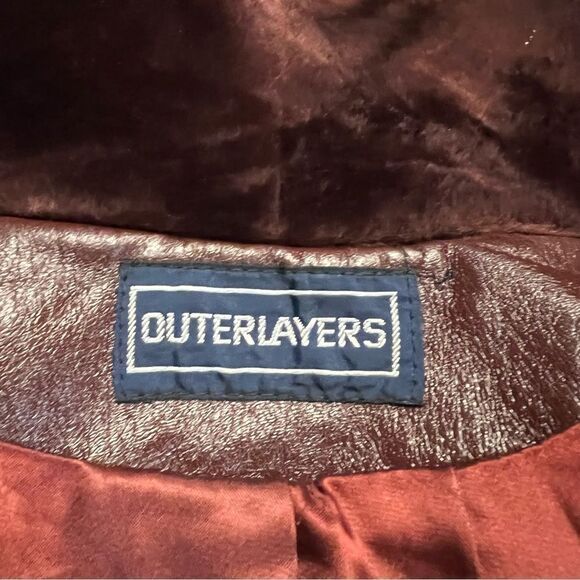 Vintage 70s Faux Fur Coat Brown Hood Full Oversized Jacket Bubble Sleeve Loeve M - Picture 15 of 16